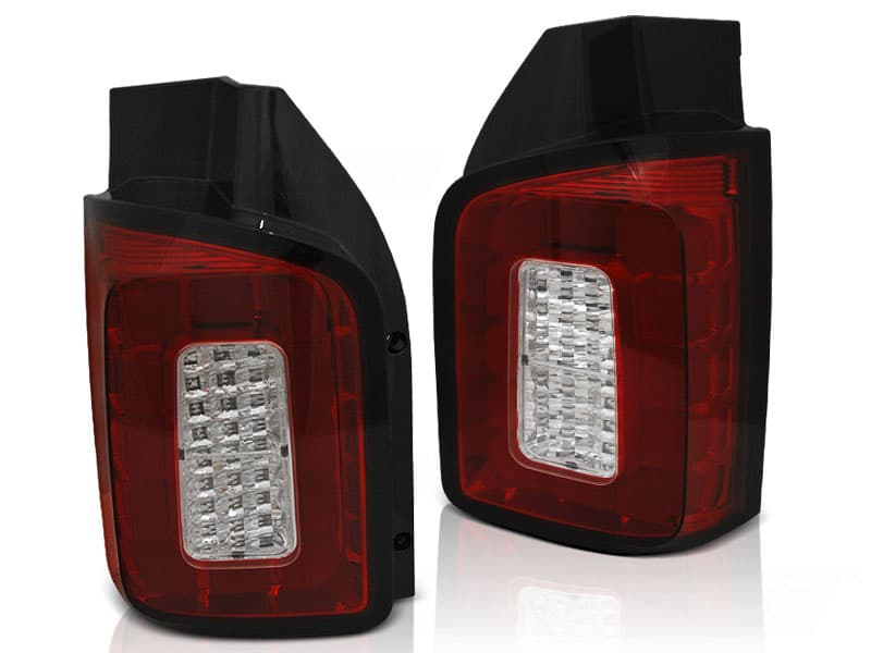 Bakljus VW T6 2015- TRANSPORTER RÖD KLART LED STRIP