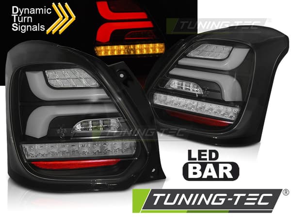 Baglygter SUZUKI SWIFT VI 17- SORT LED SEQ