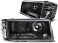 Miniatyrbillede 1 af 2: Forlygter MERCEDES W201/190 12 82-05 93 SORT
