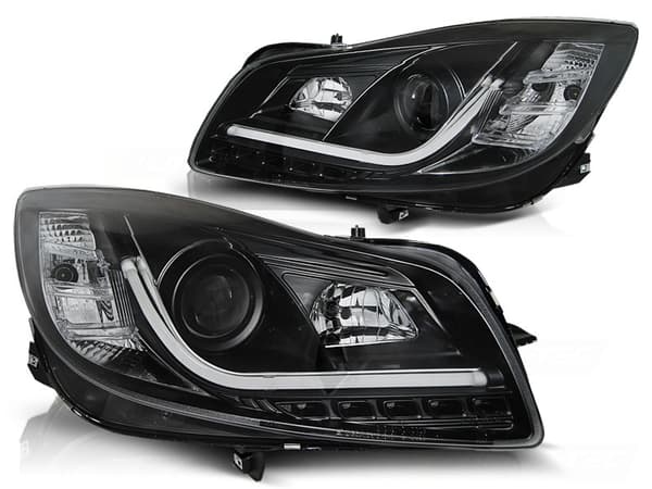 Forlygter dagskørelys OPEL INSIGNIA 08-12 SORT TUBE LYS