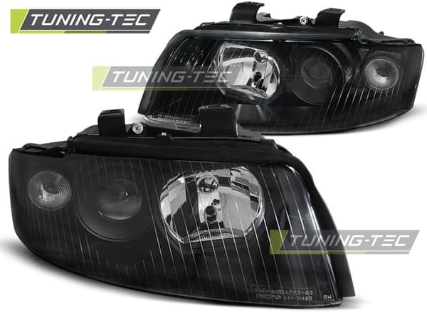 Audi A4 B6 10 00-10 04 mustat ajovalot