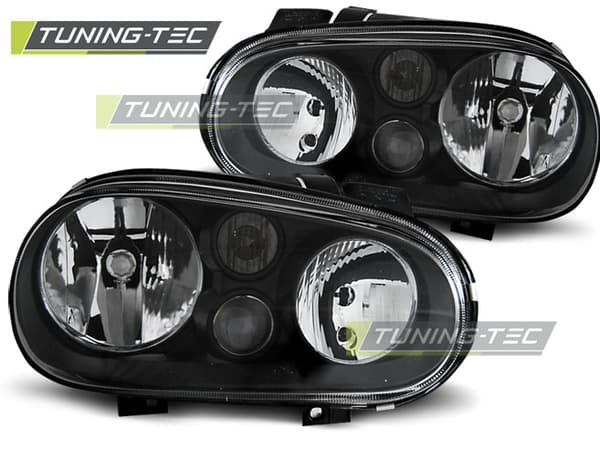 Forlygter VW GOLF 4 09 97-09 03 SORT