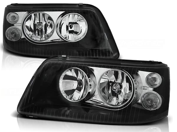 Forlygter VW T5 04 03-08 09 SORT