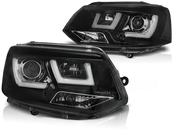 Forlygter Daytime Running Light VW T5 2010-2015 U-TYPE SORT