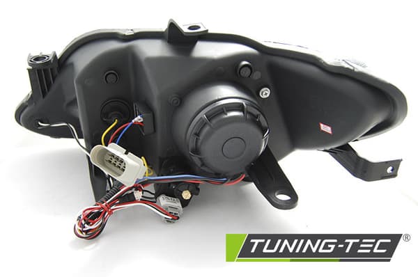 Forlygter med parkeringslys til SEAT IBIZA 6J 06 08-12 med LED blinklys KROM