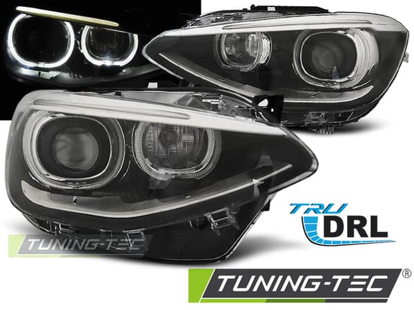 Forlygter dagkørsel BMW F20 / 21 11-12 14 AE DRL SORT