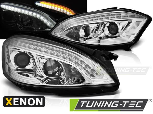 Forlygter Xenon MERCEDES W221 05-09 HID CHROME