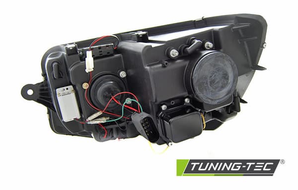 Strålkastare dagljus VW T6 15- SVART LED TRU DRL
