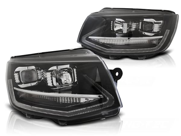 Strålkastare dagljus VW T6 15- SVART LED TRU DRL