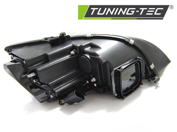 Forlygter med positionslys AUDI TT 06-10 8J SORT LED SEQ