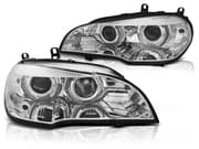 Forlygter Xenon BMW X5 E70 07-10 AE DRL LED KROM AFS HID
