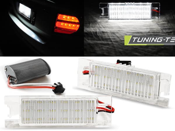 Registreringsskyltsbelysning LED OPEL ZAFIRA B/ ASTRA H/ CORSA D/ INSIGNIA / VECTRA C LED CANBUS