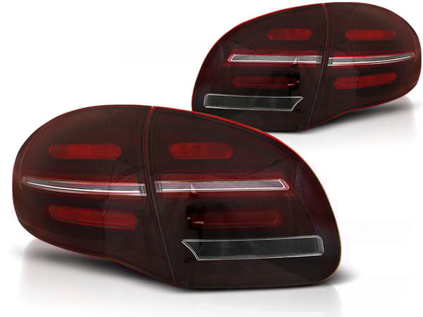 Baglygter RØD HVID PORSCHE CAYENNE 10-15