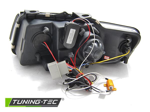 Forlygter med parkeringslys AUDI A4 B6 CONVERTIBLE 02-06 – SORT