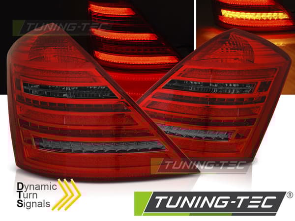 Baglygter MERCEDES W221 S-KLASSE 05-09 - RED SMOKE W222 OPTIK