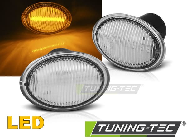 Sideblink FIAT 500 07-/ FORD KA 08-/ LANCIA YPSILON 04- HVID LED