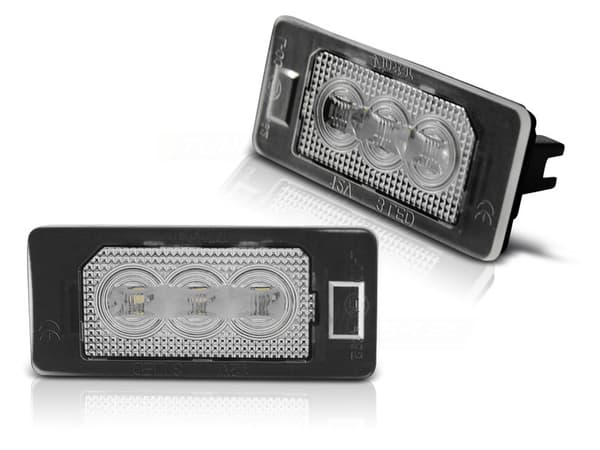 Nummerpladelys LED BMW E90 / F30 / F32 / E39 / E60 / F10 / X3 / X5 / X6 3xLED