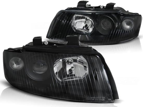Forlygter AUDI A4 B6 10 00-10 04 SORT