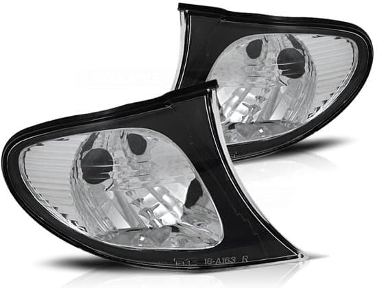Blinkers BMW E46 09 01-03 05 SVART KANT