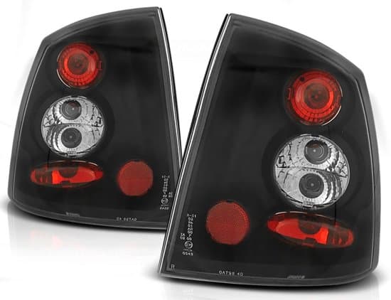 Bakljus OPEL ASTRA G 09 97-02 04 2D/4D SVART