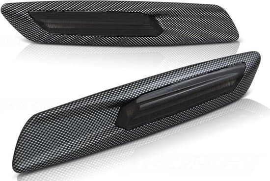 Sideblink BMW E60/ E90/ E92/ E82 LED F10 STYLE SMOKE CARBON
