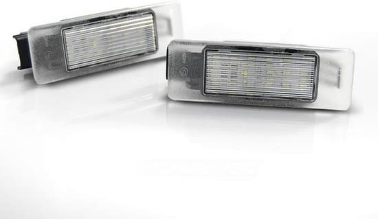 Nummerpladelys LED PEUGEOT 106 307 308 406 407 CITROEN C3 C4 C5 LED