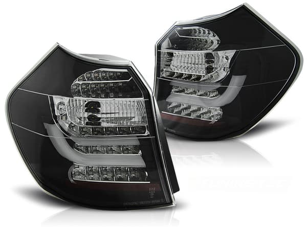 Baglygter BMW E87/E81 04-08 07 SORT LED-STRIPE