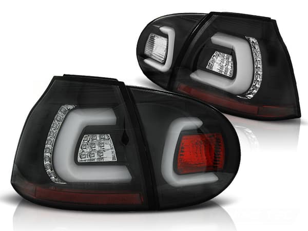 Baglygter VW GOLF 5 10 03-09 SORT LED STRIBE