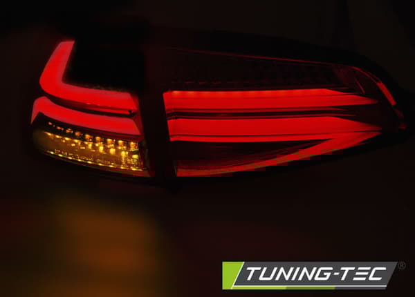Baglygter VW GOLF 7 13-17 RØD SMOKE LED STRIB