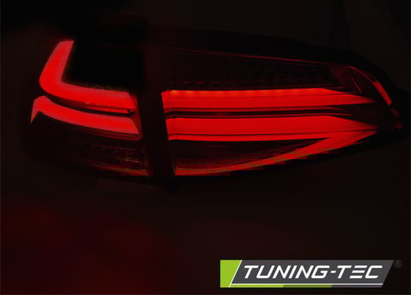 Baglygter VW GOLF 7 13-17 RØD SMOKE LED STRIB