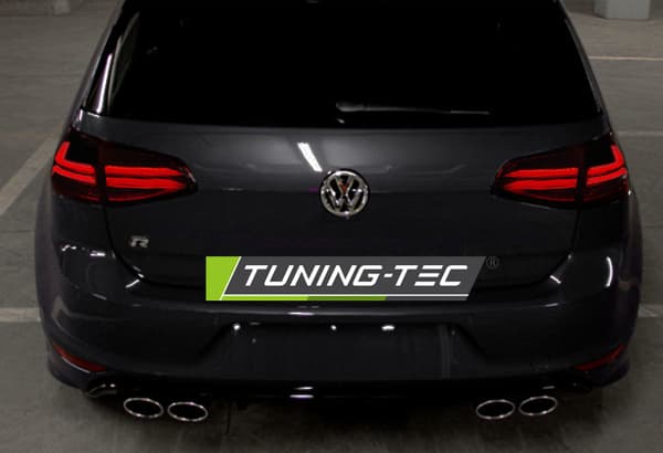 Baglygter VW GOLF 7 13-17 RØD SMOKE LED STRIB