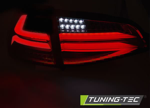 VW GOLF 7 13-17 takavalot punainen kirkas LED-nauha