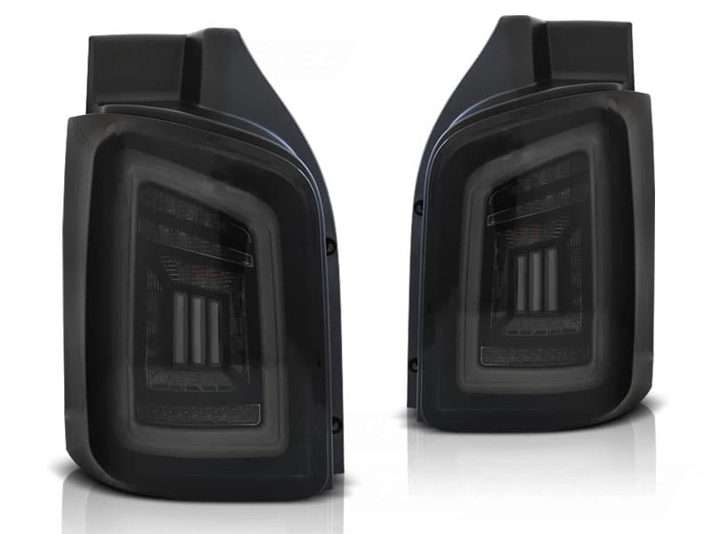 Bakljus VW T5 04 03-09 / 10-15 SMOKE BLACK WHITE LED TRANSPORTER