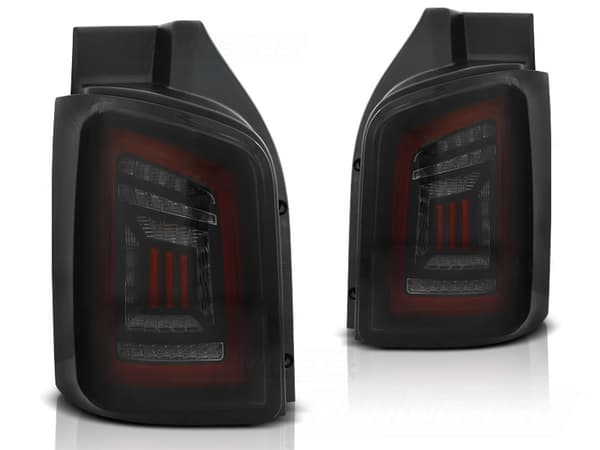 Baglygter VW T5 04 03-09 / 10-15 RØG SORT RØD LED TRANSPORTER