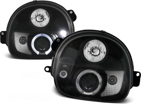 Strålkastare RENAULT TWINGO 03 93-09 98 ANGEL EYES SVART