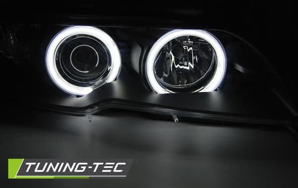 Dimljus Xenon BMW E46 04 03-06 COUPE CABRIO ÄNGELÖGON CCFL SVART