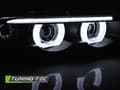 Miniatyrbillede 4 af 5: Forlygter dobbelt halo fælge BMW E38 94-01 ANGEL EYES 3D SORT