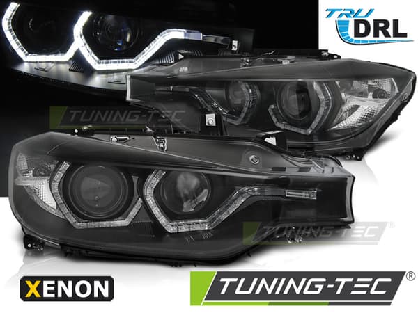 Strålkastare Xenon BMW F30/F31 10.11 – 05.15 ANGEL EYES BLACK