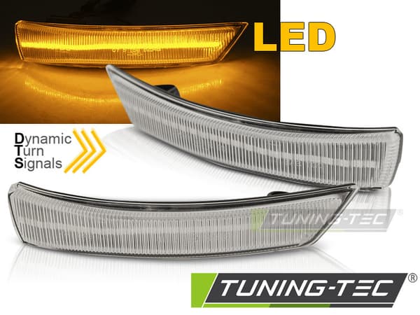 Blinklys spejl FORD FOCUS MK2 08-10 MK3 11-18/ MONDEO MK4 10-14 LED HVID