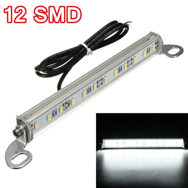 Universal bil 12V 12 SMD 5730 LED Nummerpladelys HID Xenon Hvid Til de fleste biler, SUV'er, lastbiler eller autocampere