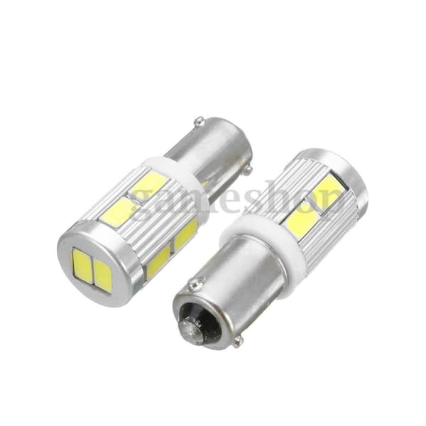2kpl BAX9S H6W 10SMD sivuvalopolttimot kylmän valkoiset 3-sarjaan F30 F31