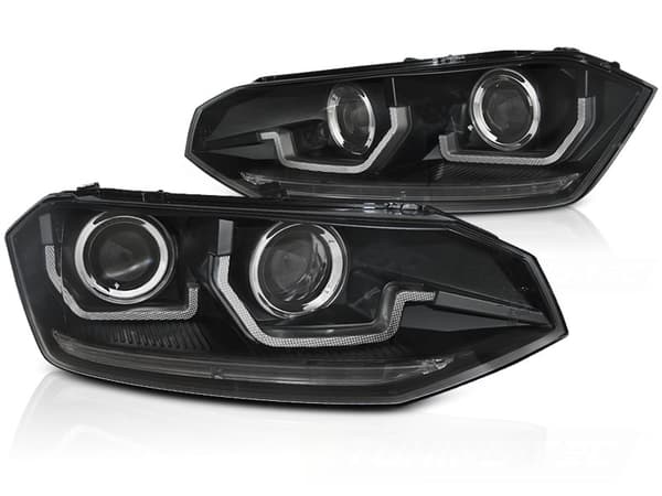 Ajovalot VW POLO VI 2G 2017- LED BLACK
