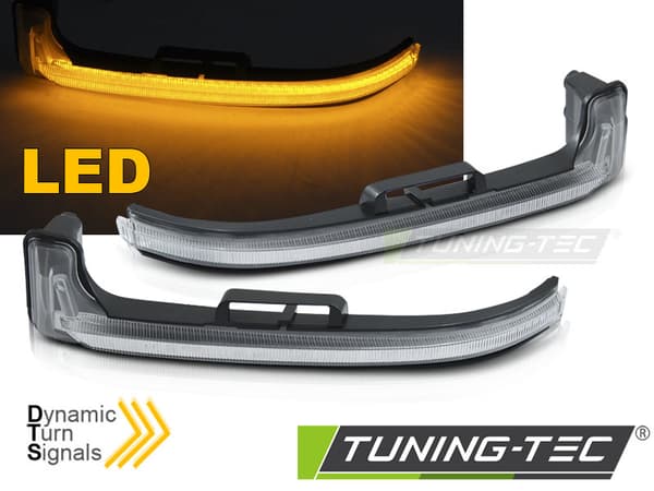 Blinklys spejl PEUGEOT 3008 16- / 5008 17- HVID LED