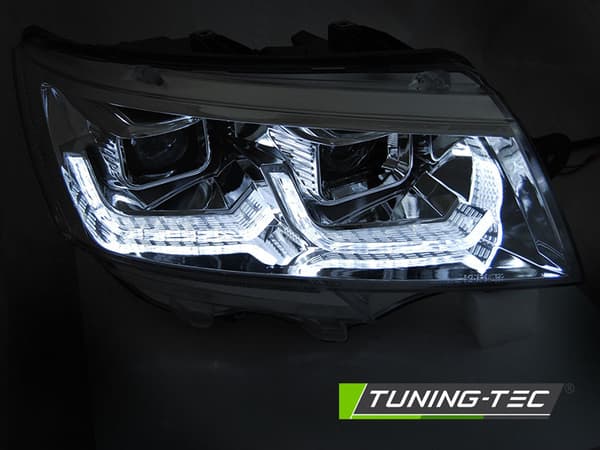 Forlygter til VW T6.1 fra 2020 - DRL CHROME