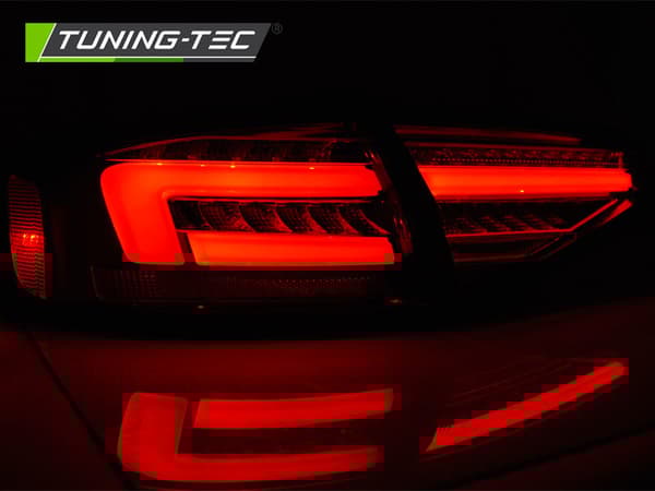 Bakljus LED till AUDI A4 B8 12-15 SEDAN RÖD SMOKE