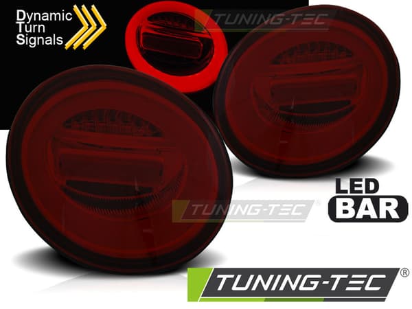 Baglygter LED til VW NEW BEETLE 10.98-05 HATCHBACK CONVERTIBLE RED SMOKE