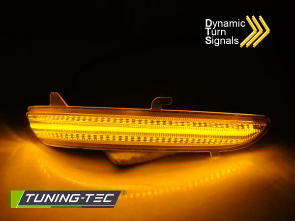 Vilkkujen peili PEUGEOT 208 / 2008 / CITROEN C3 WHITE LED