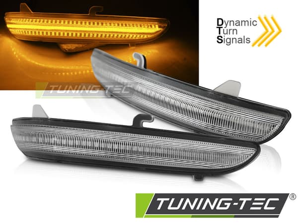 Vilkkujen peili PEUGEOT 208 / 2008 / CITROEN C3 WHITE LED