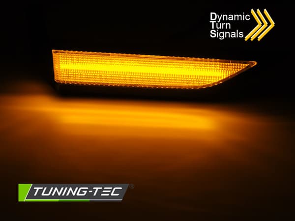 Sidoblinkers till VW CADDY 15-20 BLACK SMOKE LED