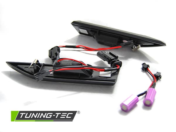 Sidoblinkers till VW CADDY 15-20 BLACK SMOKE LED